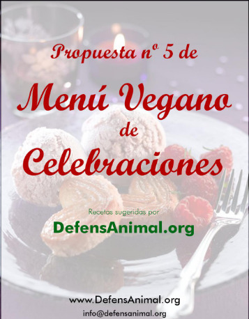 Menú vegano de celebraciones - N° 5